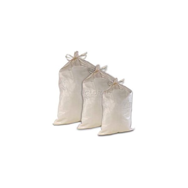 Hygrade Safety Supplies ComfitWear Poly Sandbags, 15'' x 27'', 55 lb Bag, White PSB-1527 W - main